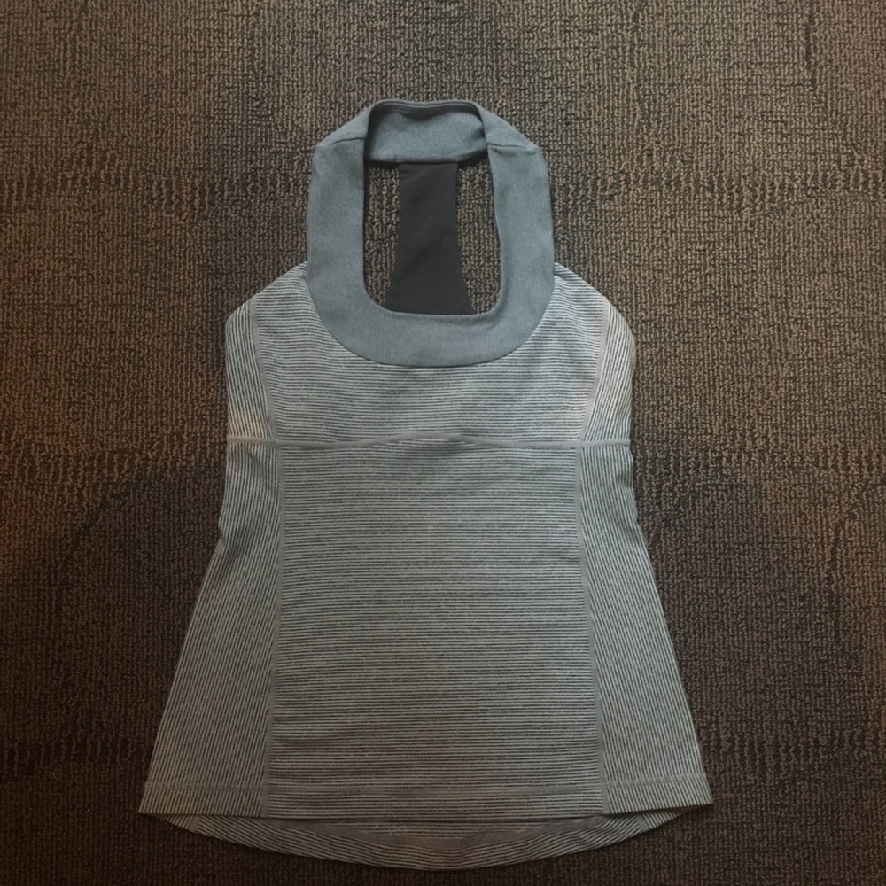 LULULEMON - Striped Scoop Neck tank, 6